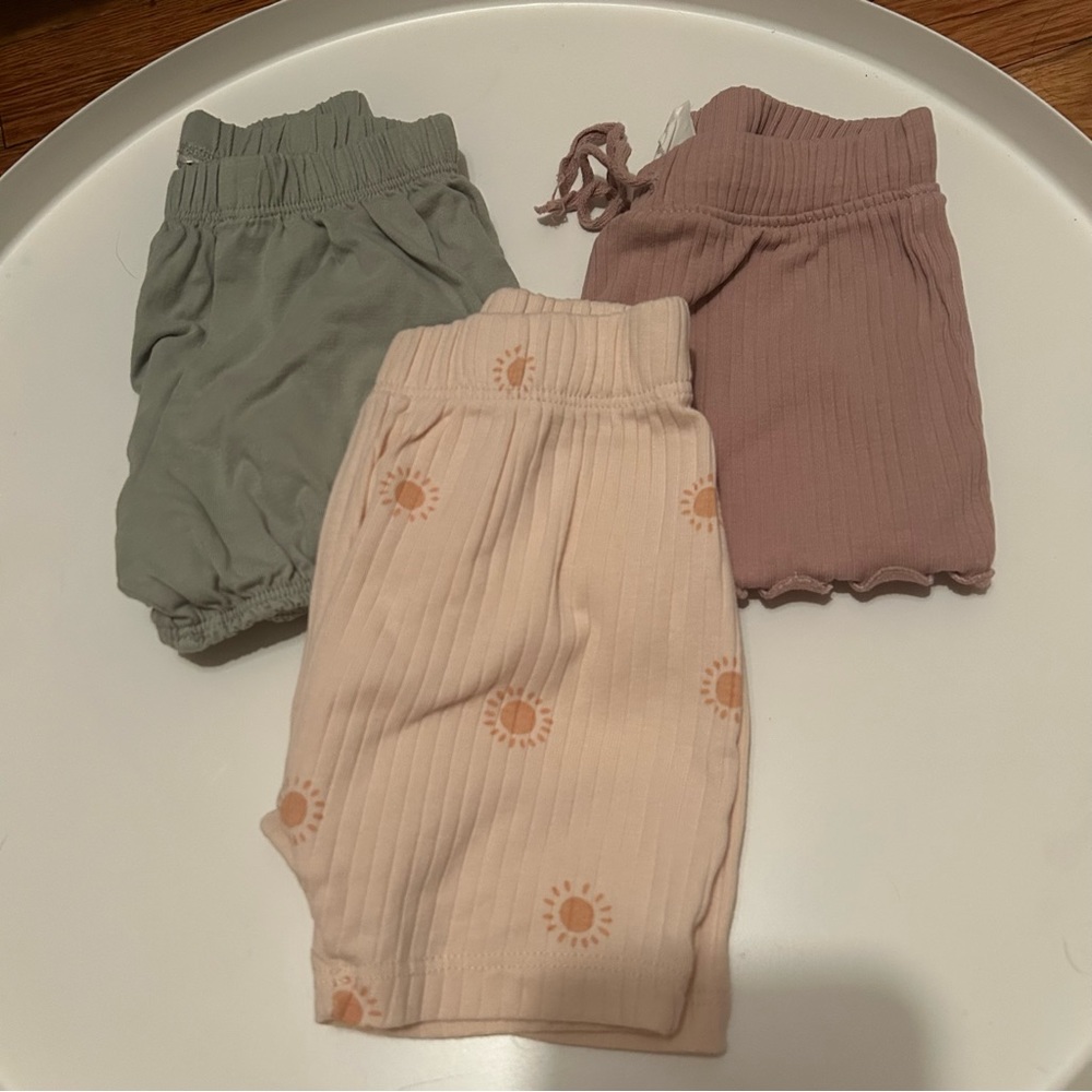 H&M 6 Month Assorted Baby Shorts